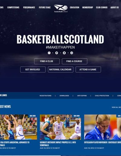 Basketball Scotland United Kingdom Website