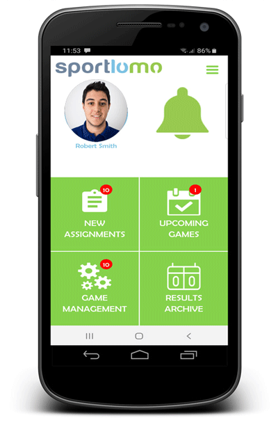Referee and Game Officials App