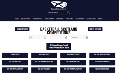 Scotland Basketball & Caledonia Pride Websites go live