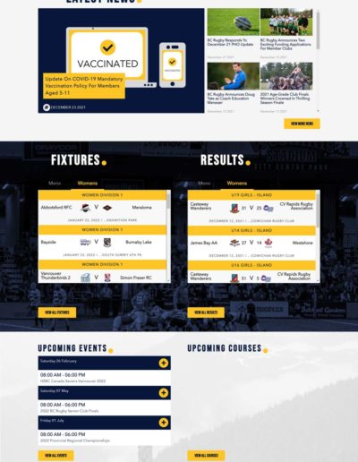 British Columbia Canada Rugby Provincial website