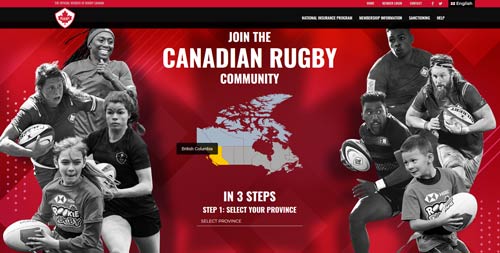 Find your BC Rugby Club Registration page