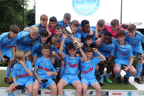 DDSL (Dublin) claim their 32nd SFAI New Balance Kennedy Cup beating KDUL (Kildare) team