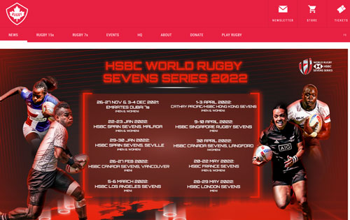 HSBC World Rugby Sevens Series 2022 Schedule