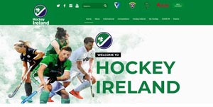 Ireland Hockey new Website developed by Sportlomo