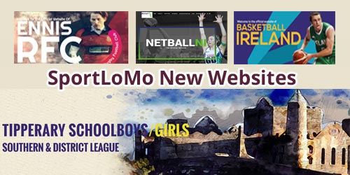 Netball Basketball Soccer Rugby new websites