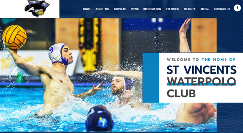 St Vincents Water Polo Club and SportLoMo launch Website