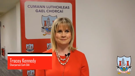 Tracey Kennedy, Chairperson Cork GAA launches Cork GAA SportLoMo website