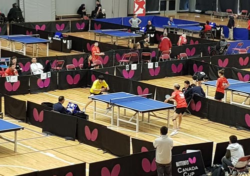 Canada Butterfly Table Tennis Cup Series #1, September 2018