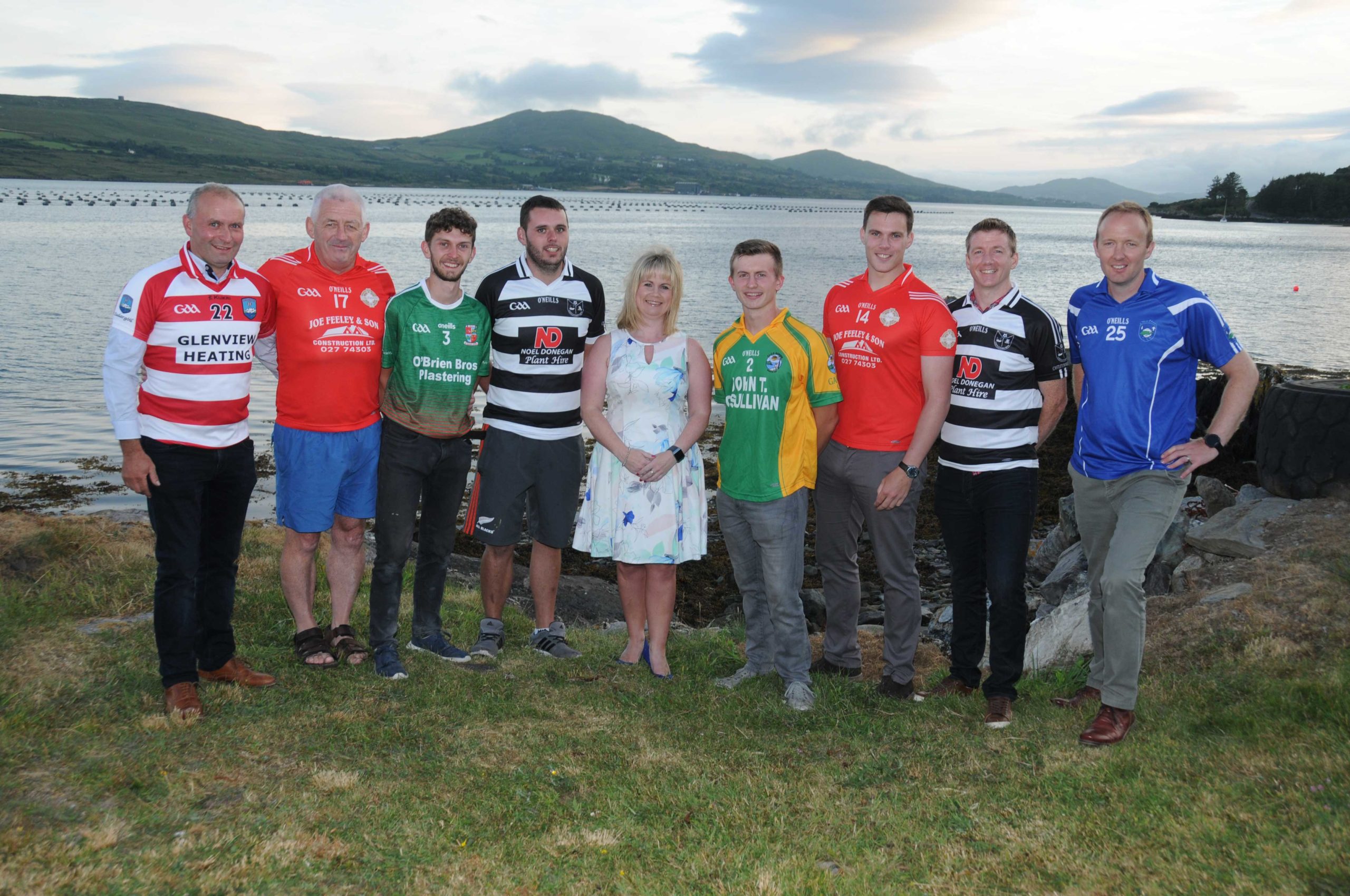 Tracey Kennedy, Cork County Board Chairperson with Beara GAA Officials and Players
