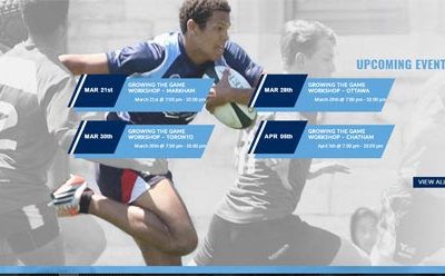 Rugby Ontario Launch Sportlomo Website