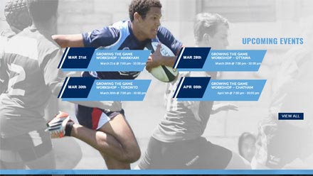 Rugby Ontario Launch Sportlomo Website