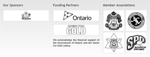 Softball Ontario Membership Associations and Partners, Canada
