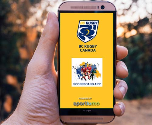 Sportlomo British Columbia Rugby Scoreboard App