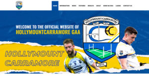 Hollymount Carramore GAA new SportLoMo website