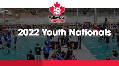 2022 Youth Volleyball Nationals in Alberta Canada