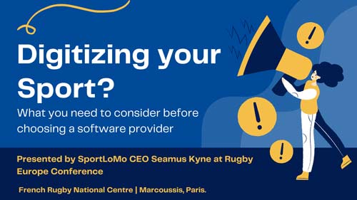 Digitising your sport, tips and tricks from a software provider