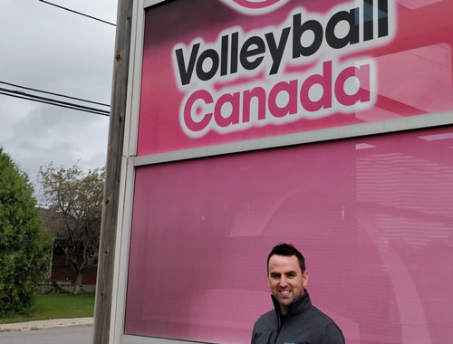 SportLoMo’s Eoin Carney meets Volleyball Canada