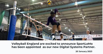 Volleyball England announce SportLoMo as New Digital Partner