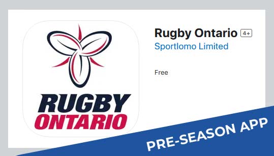 Official Rugby Ontario App now in App Store