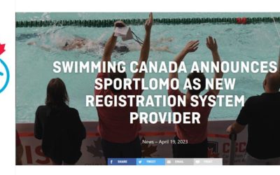 SportLoMo Partners With Swimming Canada As Its New Registration System Provider