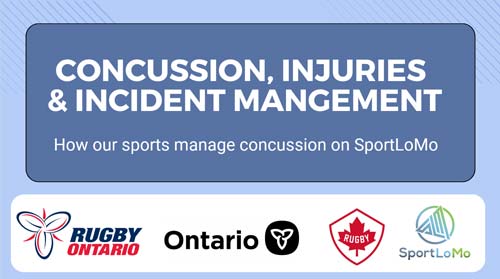 Concussion, injuries and incident management